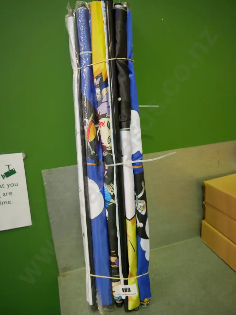 bundle of 10 wall hanging prints on scrolls Image 1++