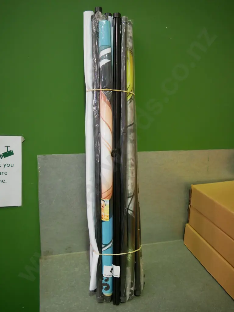 bundle of 10 wall hanging prints on scrolls Image 1++