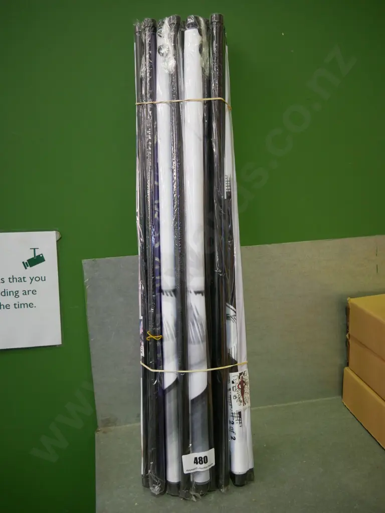 bundle of 10 wall hanging prints on scrolls Image 1++
