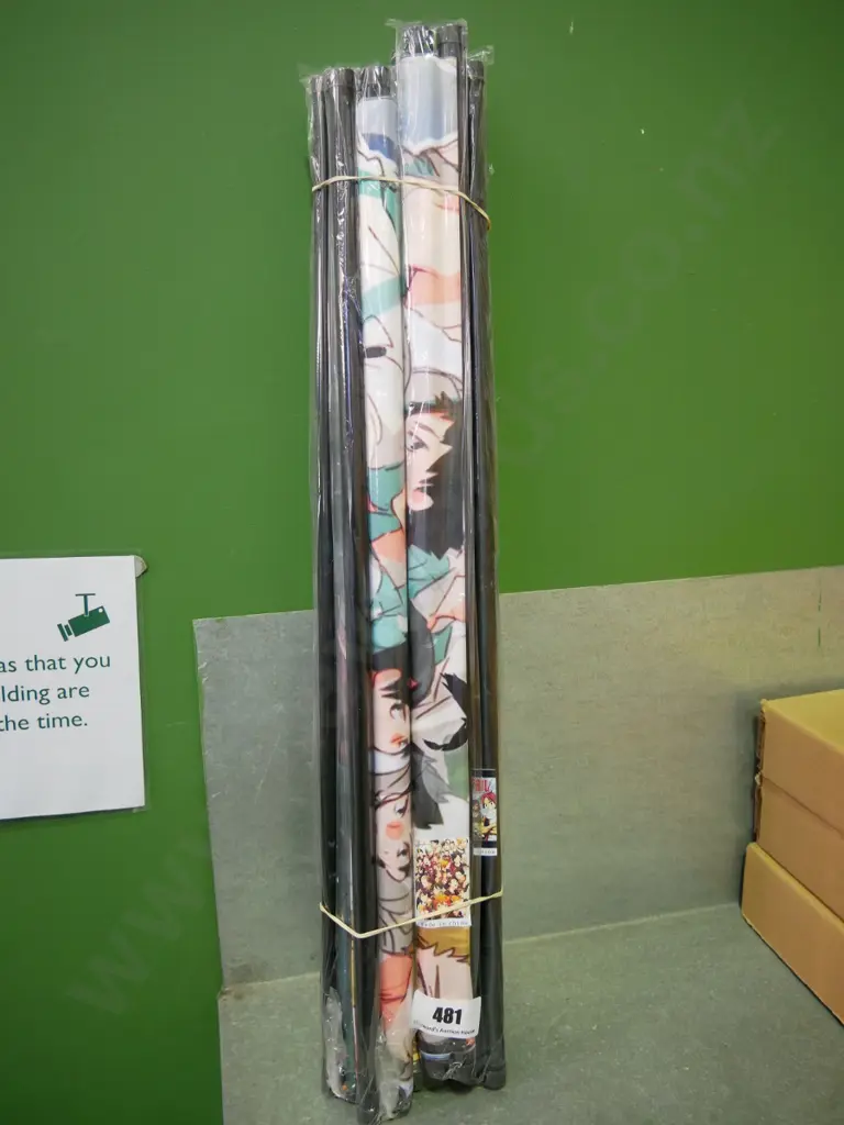 bundle of 10 wall hanging prints on scrolls Image 1++