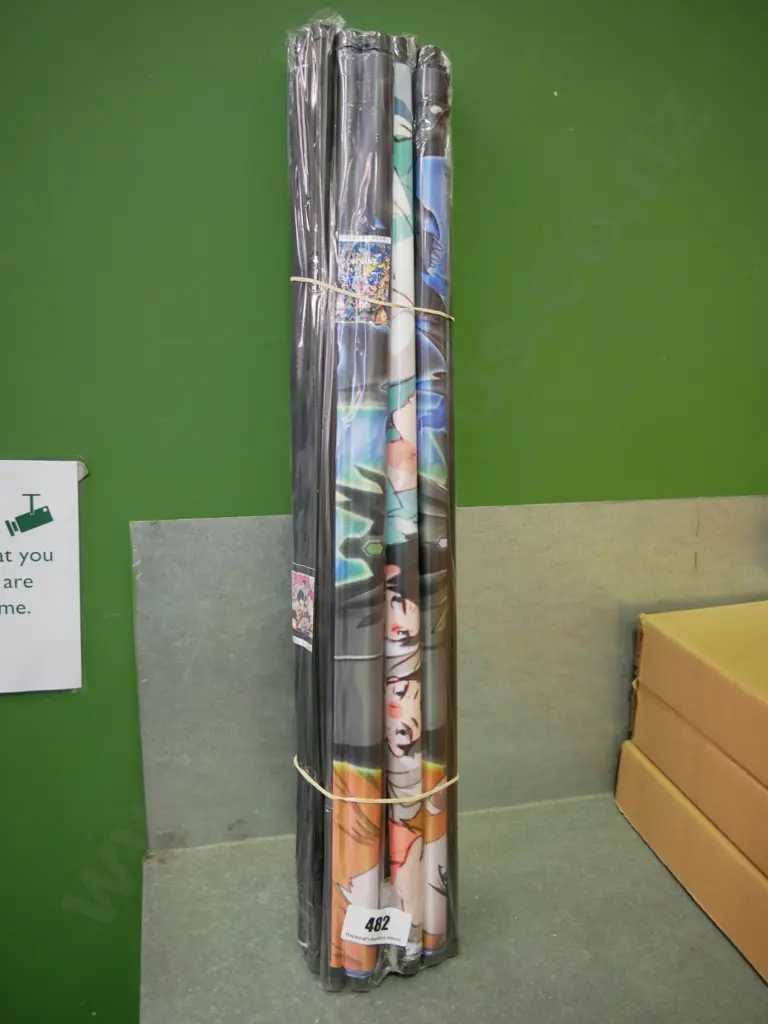 bundle of 10 wall hanging prints on scrolls Image 1++