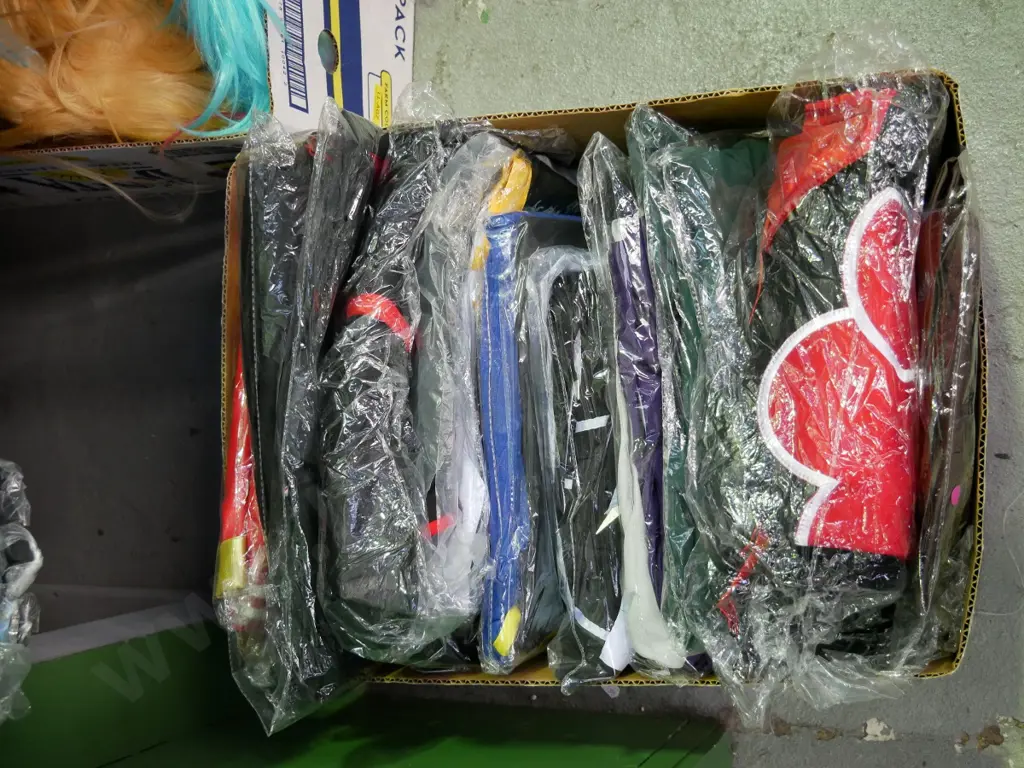 box of unopened costumes Image 1++