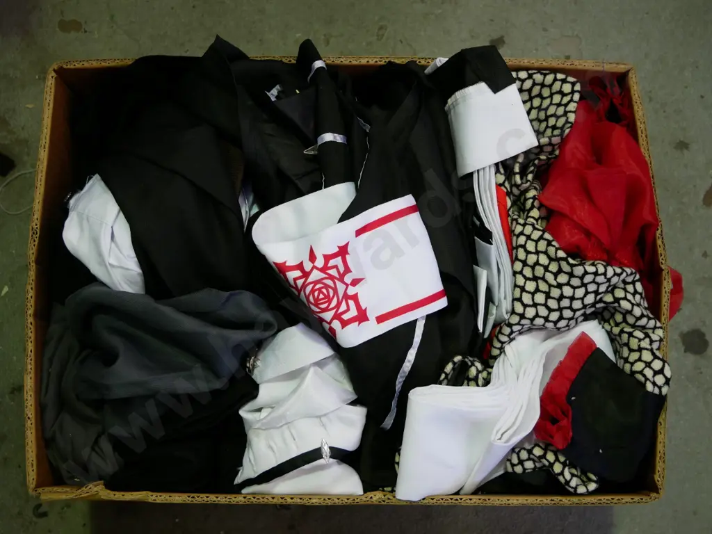 box of opened costumes Image 1++