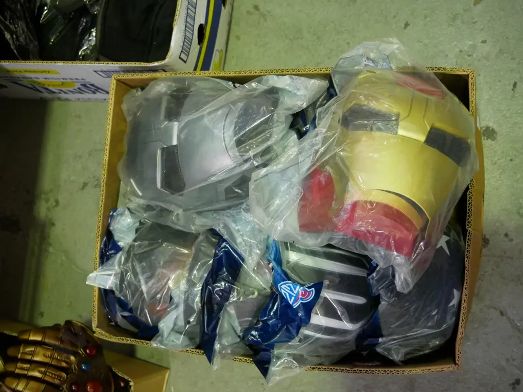 box of various masks Image 1++