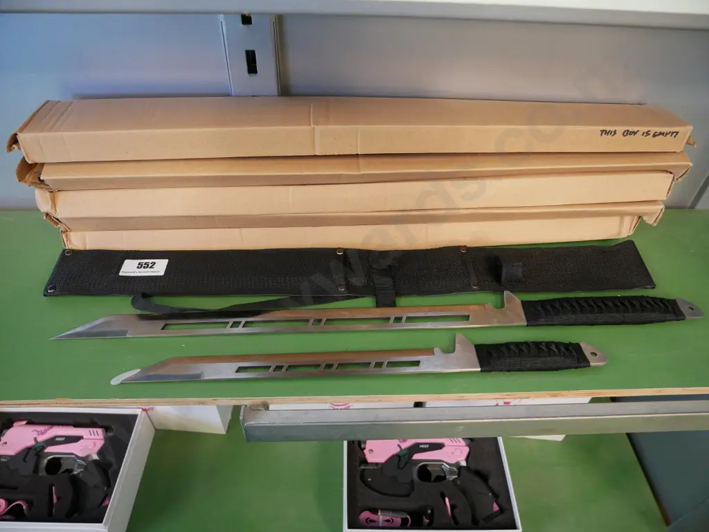 4 sets long and short ninja swords in sheath Image 1++