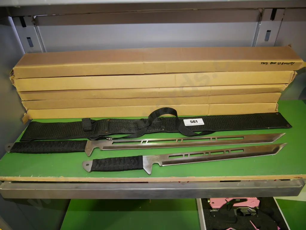 5 sets long and short ninja swords in sheath Image 1++