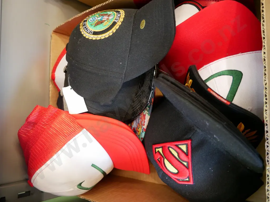 box of various caps Image 1++