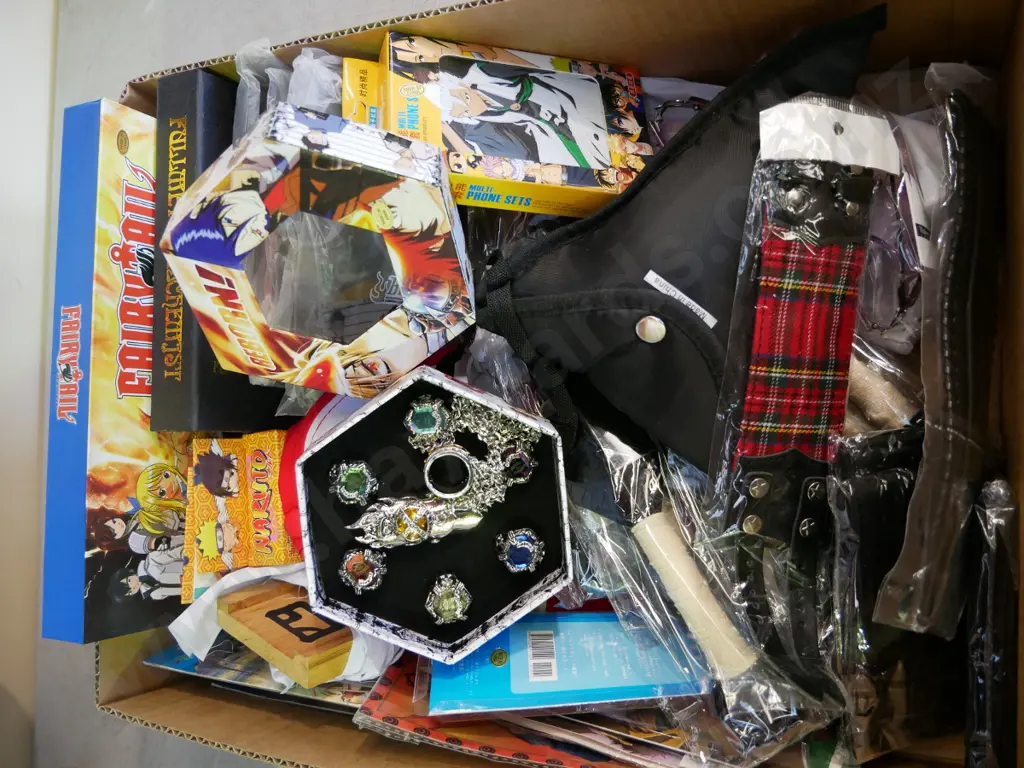 lucky dip box of assorted fantasy colllectables and toys Image 1++