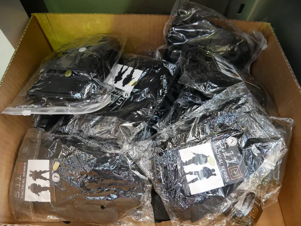box of various military gloves Image 1++