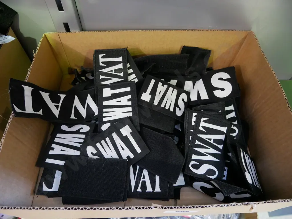 box of SWAT badges Image 1++