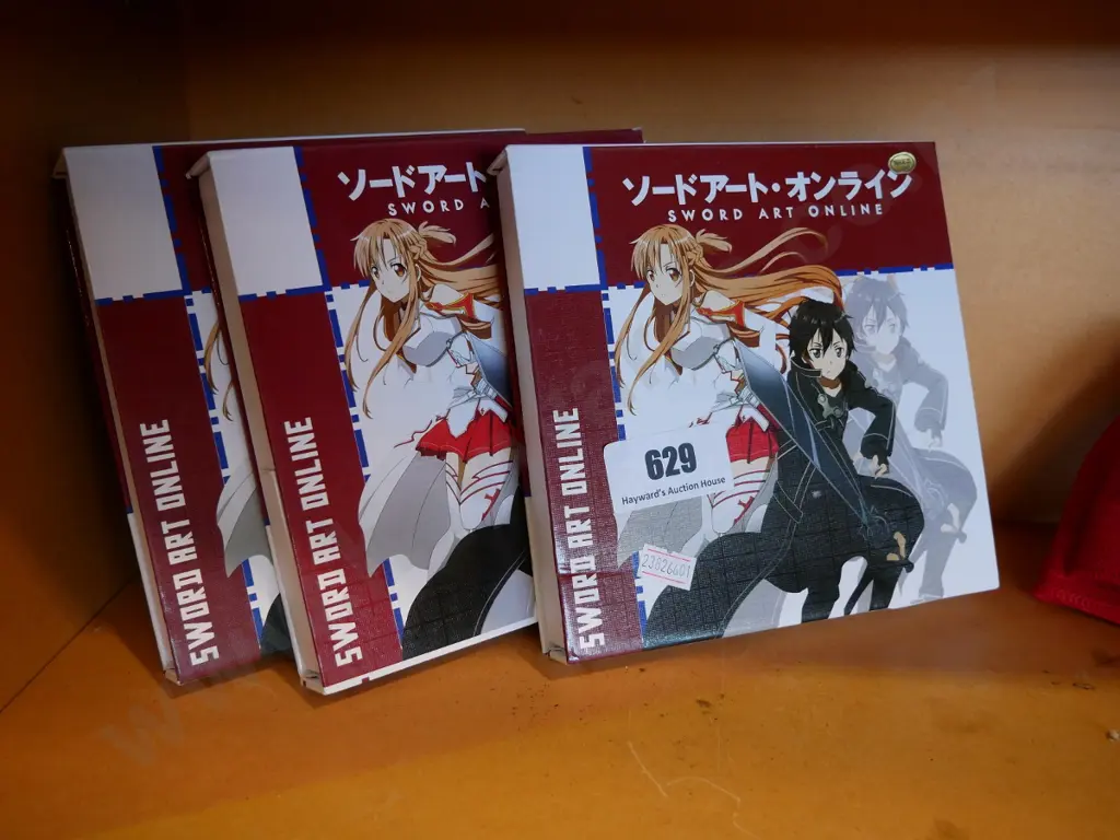 3 boxes Sword Art Online miniature sword sets Image 1++