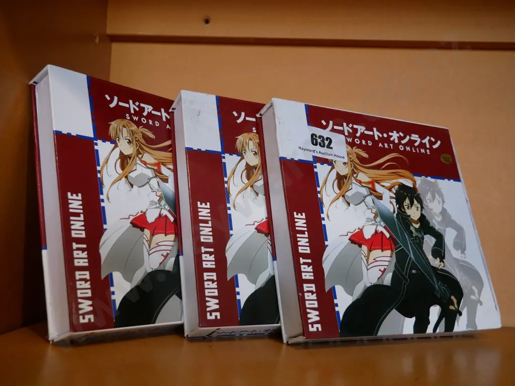 3 boxes Sword Art Online miniature sword sets Image 1++