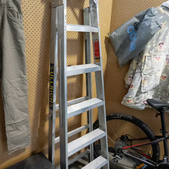 5 step aluminum ladder