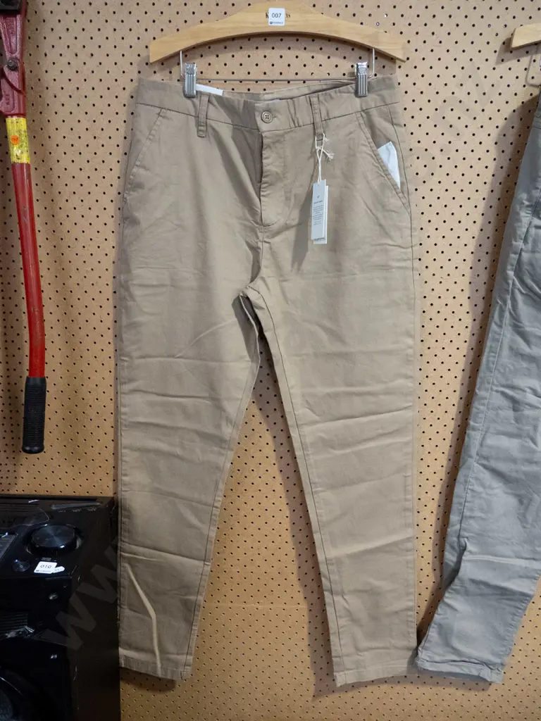 Beige size 34 H Brothers pants with tags ($59)  Image 1++