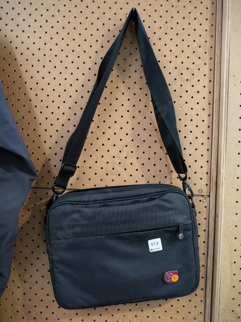 Small black fabric satchel Image 1++
