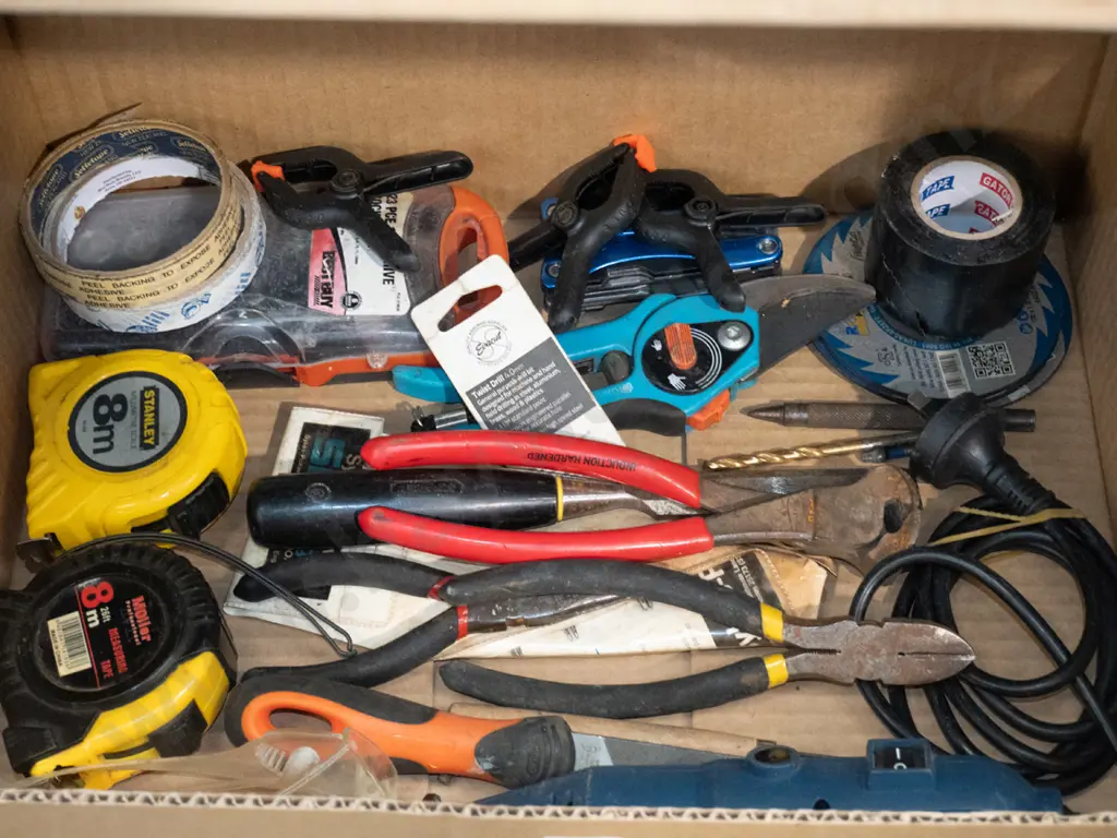 Box of assorted tools Image 1++