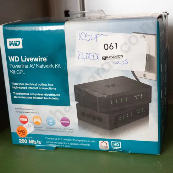 WD livewire powerline AV kit 