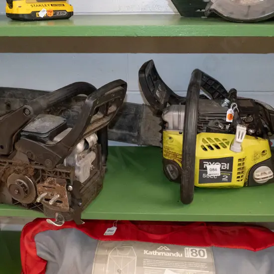 1 X Ryobi Chainsaw & one other saw (parts only)