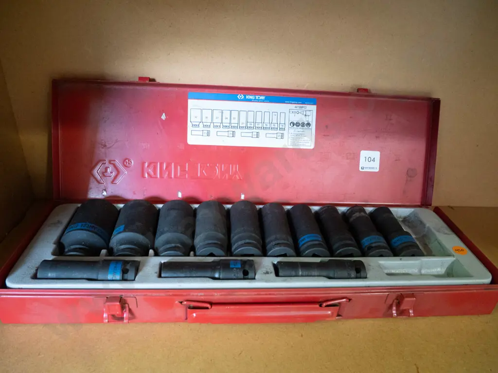 King Tony socket set. Image 1++
