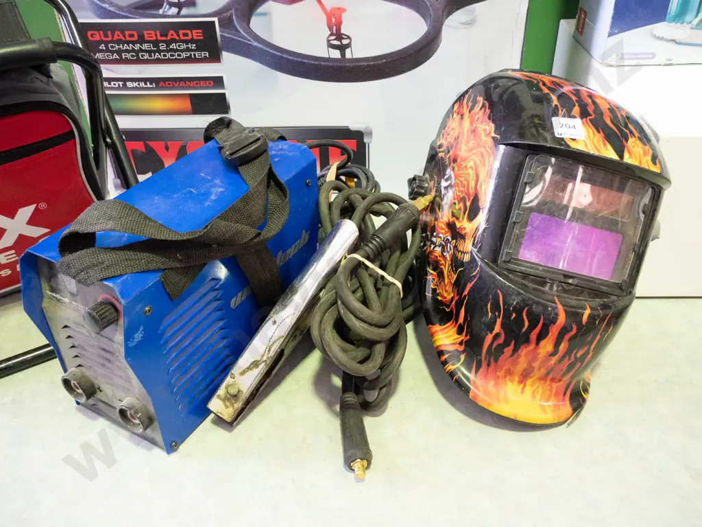 Welder and Welding Helmet  Image 1++