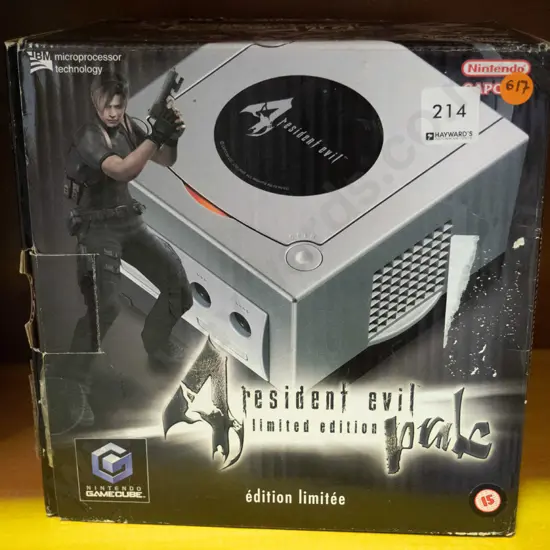 Game cube limited edition 'resident evil' 