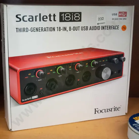 Scarlett 18i8 USB audio interface 