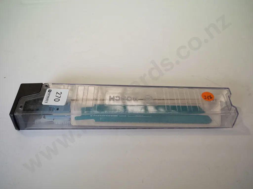 Bosch Clear Case Containing Makita Blades  Image 1++