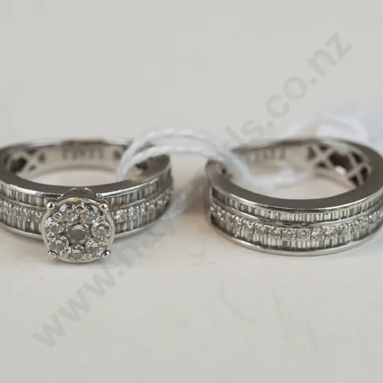 liali diamond engagement ring and wedding ring 2