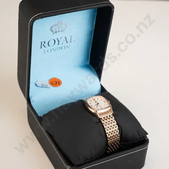 Royal London Ladies watch, gold coloured - boxed