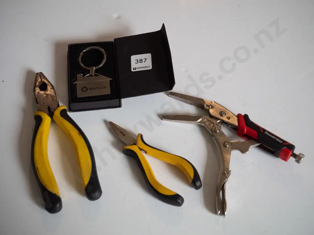 Pliers, vice grip & SBS key ring Image 1++