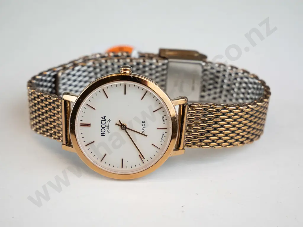 Gold ladies watch Boccia brand  Image 1++