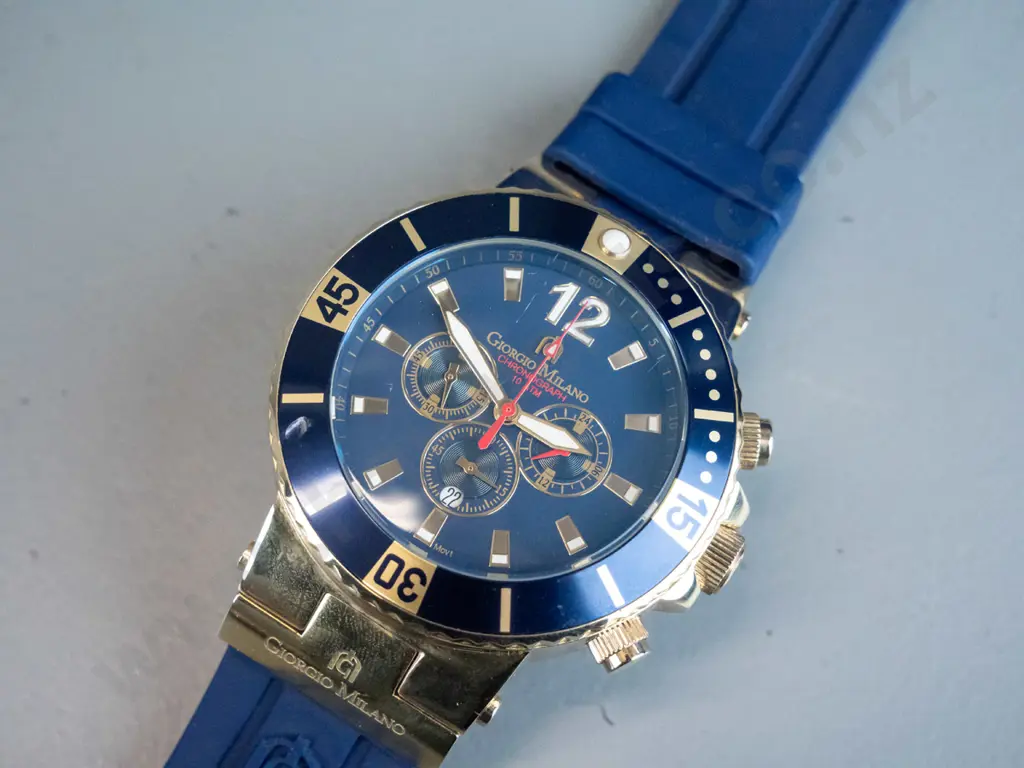 blue/gold watch - brand:GIORGIO MILANO Image 1++