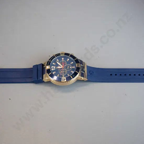 blue/gold watch - brand:GIORGIO MILANO