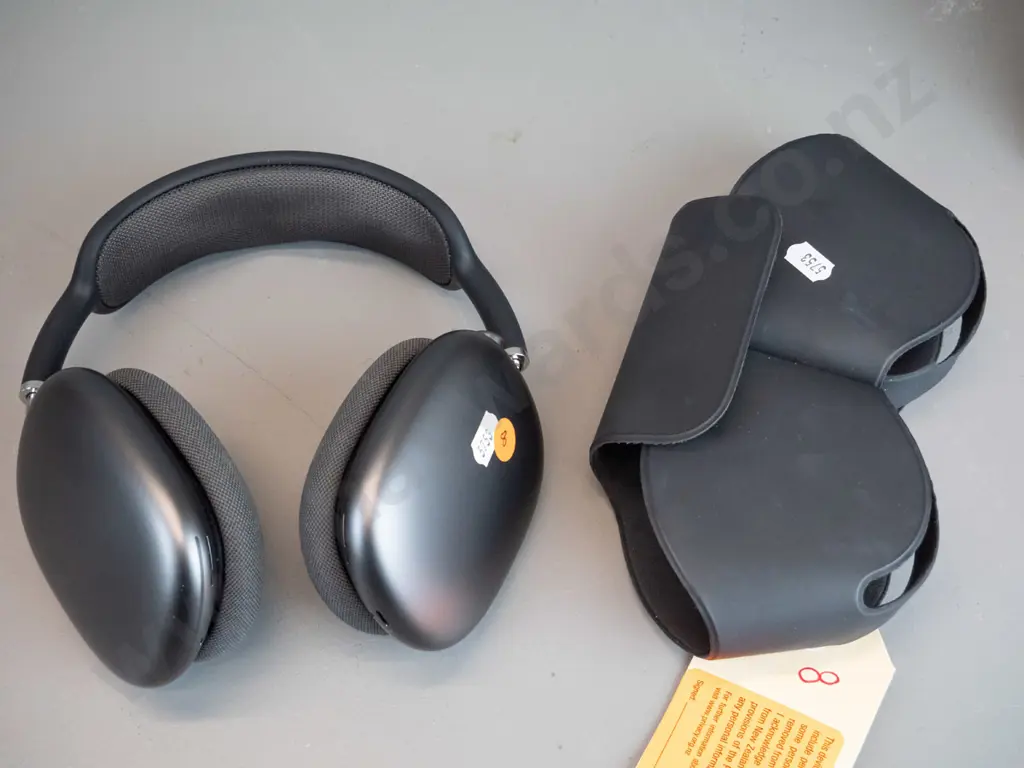 Grey Apple airpods max in case Image 1++