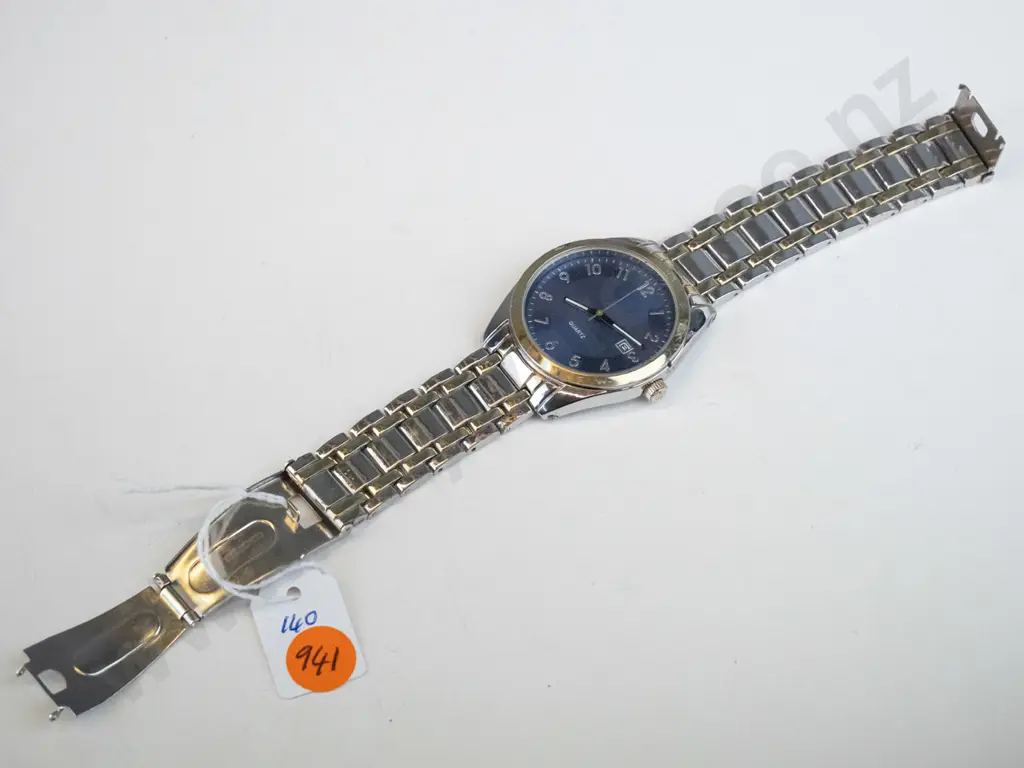 Silver mens stainless steel wrist watch  Image 1++