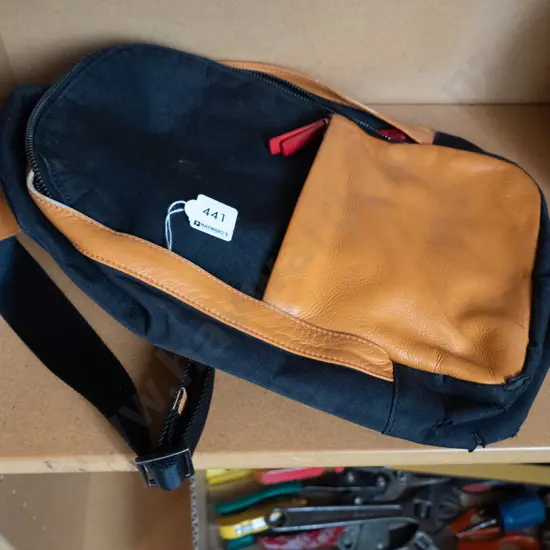 black and tan bag 