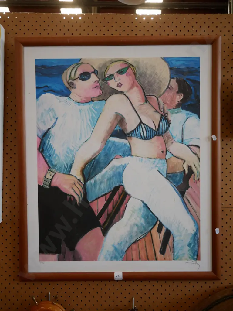 framed limited edition print - men and woman Image 1++