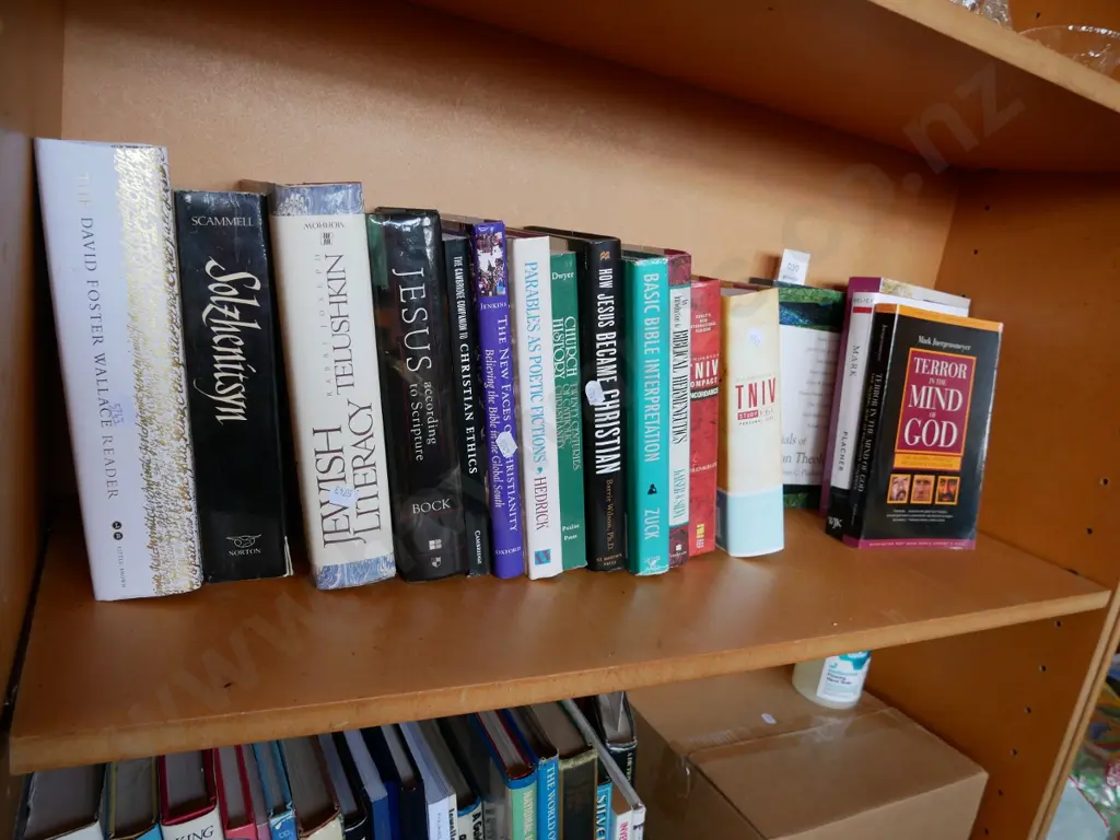 shelf; theology books Image 1++