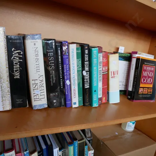 shelf; theology books
