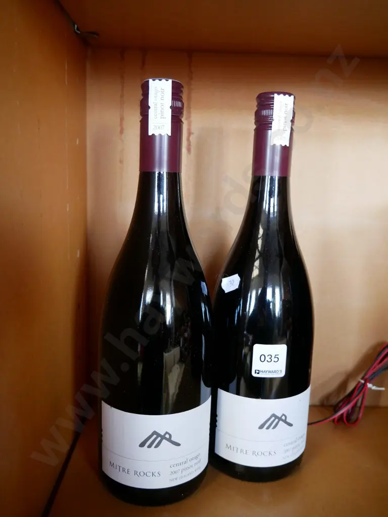 2 bottles of Mitre Rocks 2007 pinot noir Image 1++