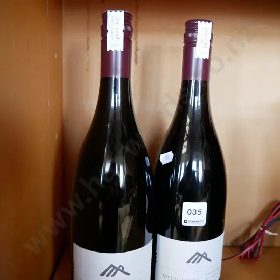 2 bottles of Mitre Rocks 2007 pinot noir
