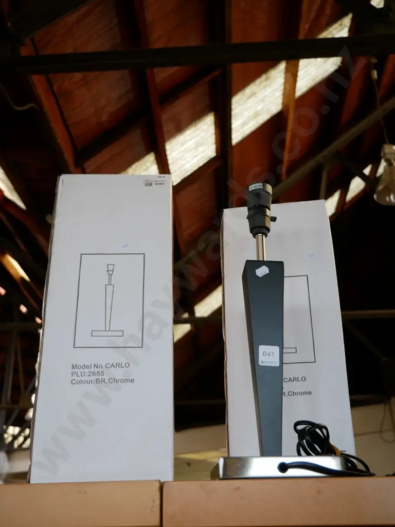 pair of contemporary as new table lamp bases Image 1++