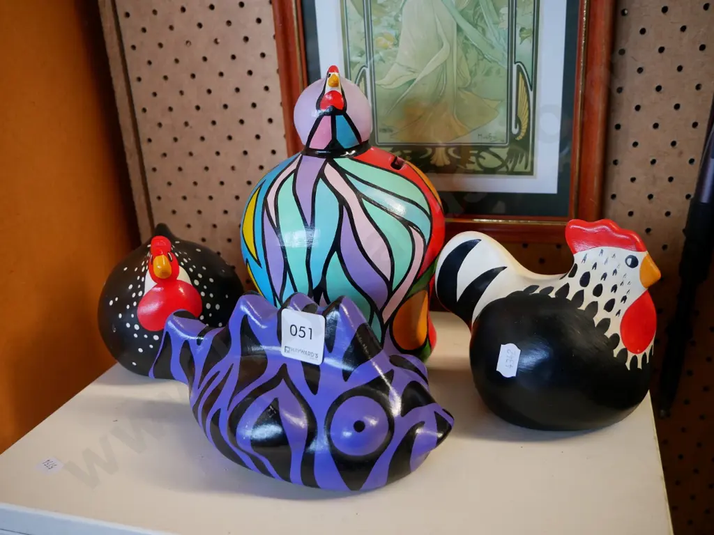 Happy Hens and a Happy Fish Image 1++