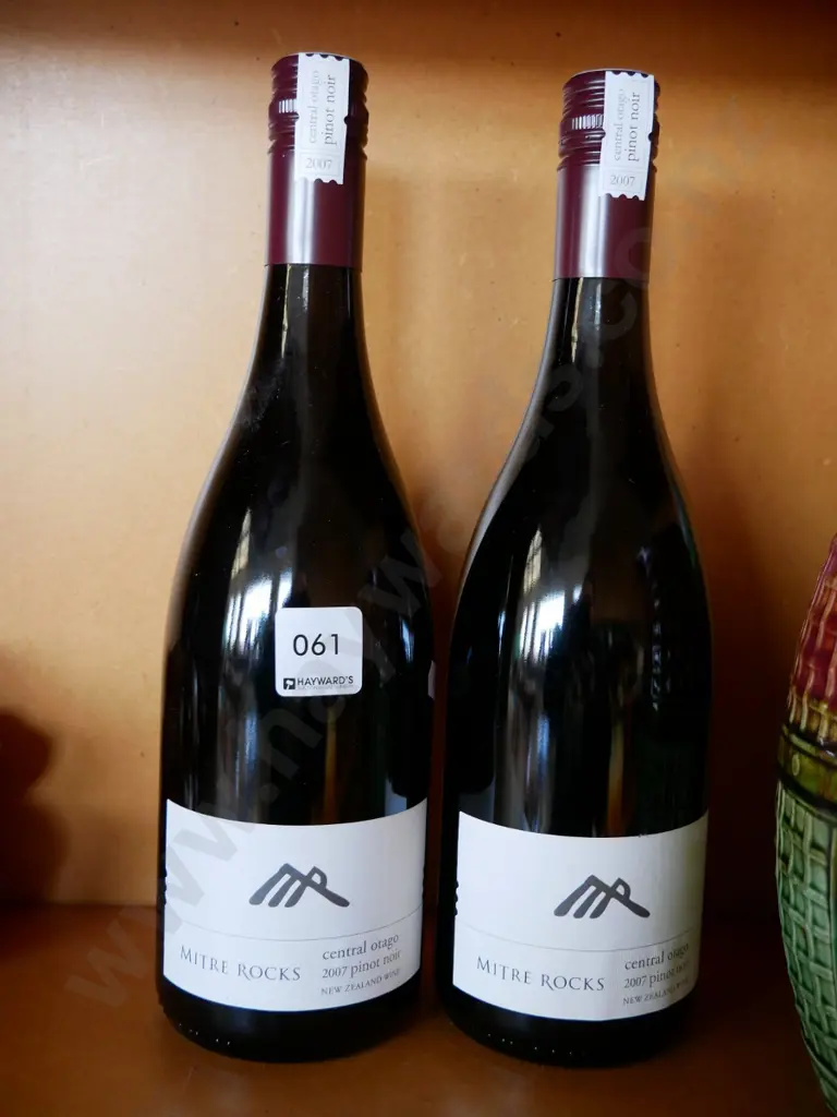 2 bottles of Mitre Rocks 2007 pinot noir Image 1++