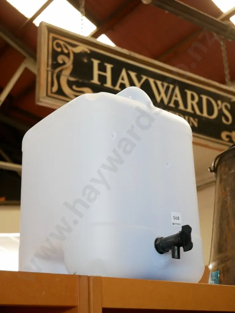 plastic water container with tap Image 1++