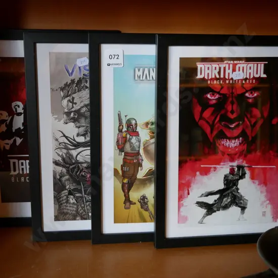 4 x Star Wars prints