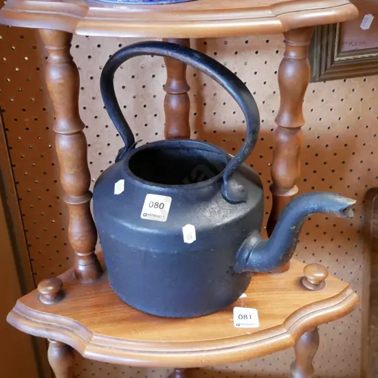 cast iron teapot - no lid
