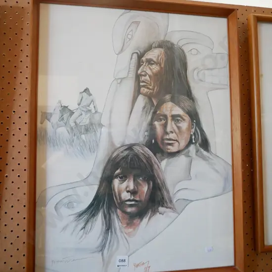 framed print - First Nation peoples