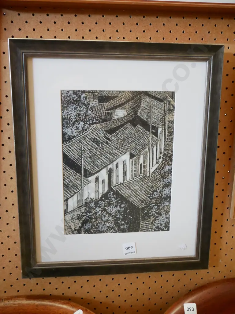 framed print - street scene Image 1++