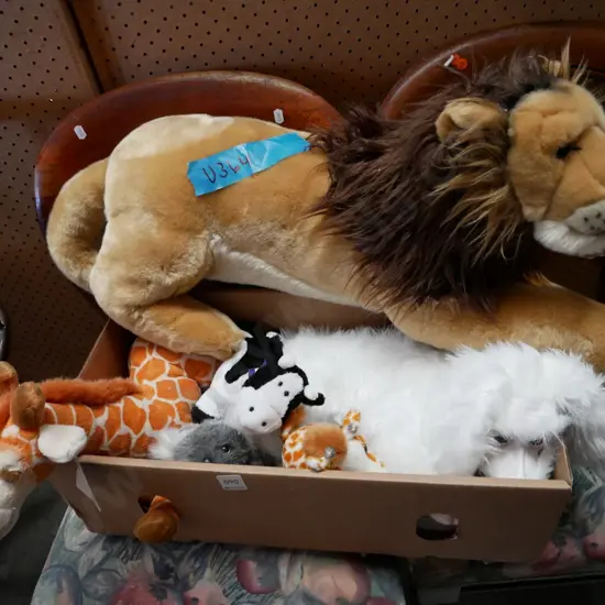 various soft toys
